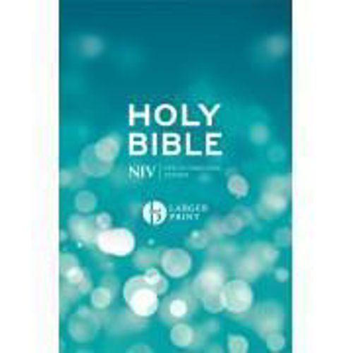 Picture of NIV Larger print blue hardback Bible