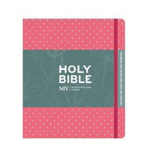 Picture of NIV Pink polka dot journalling Bible