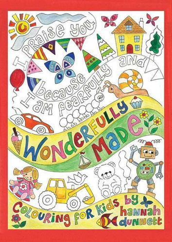 Picture of Colouring Book - Wonderfully Made