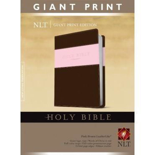 Picture of NLT Holy bible - Giant Print -Pink