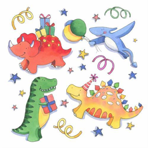 Picture of Birthday Boy Dinosaurs Card
