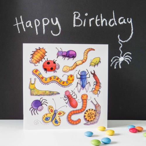 Picture of Birthday  Boy  Bugs Card