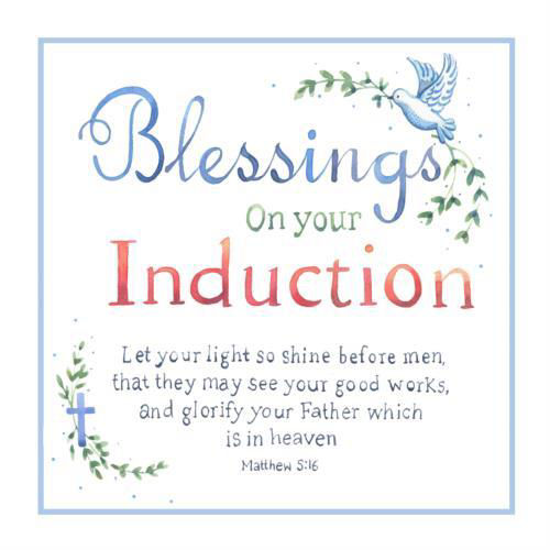 Picture of Induction Blessings Card