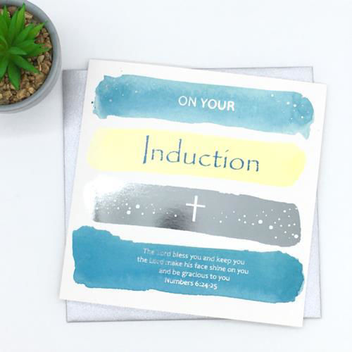 Picture of Induction Blessing Card