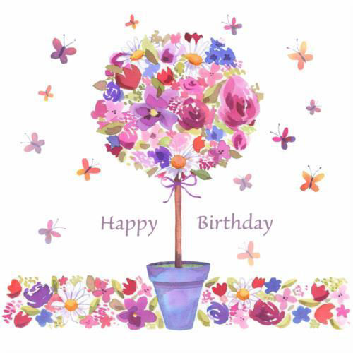 Picture of Birthday Topiary Card