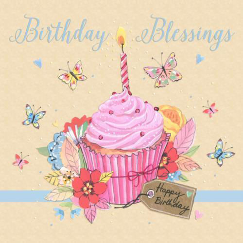 Picture of Birthday  Blessings Card