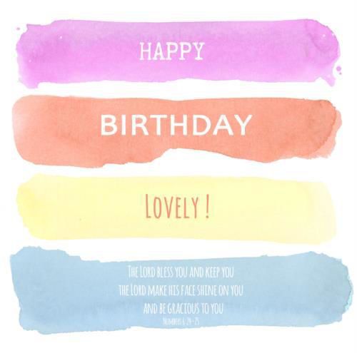 Picture of Birthday Lovely Card