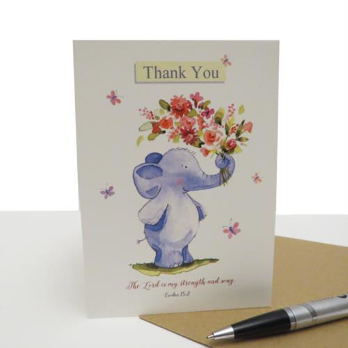 Picture of Thank You  Elephant Card