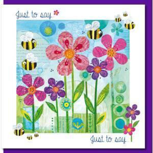 Picture of Just to Say Bees Greeting Card