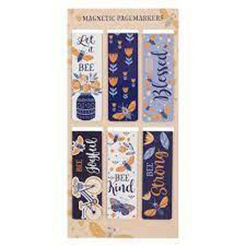Picture of Magnetic Bookmark Set - Let it Bee