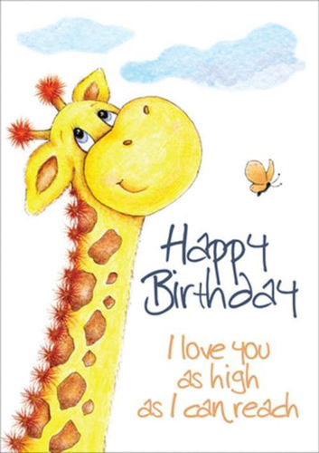 Picture of Birthday - Giraffe