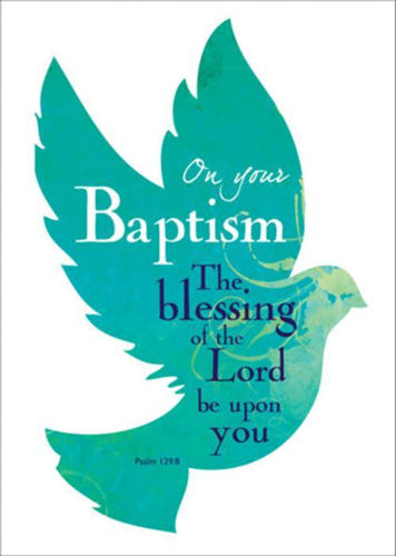 Picture of Baptism Dove Card