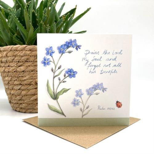 Picture of Forget Me Not Notecard