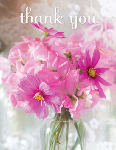 Picture of Thank You - Pink Flower