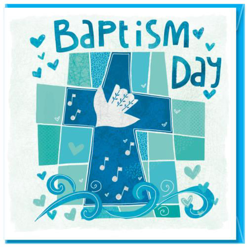 Picture of Baptism Day Greetings Card