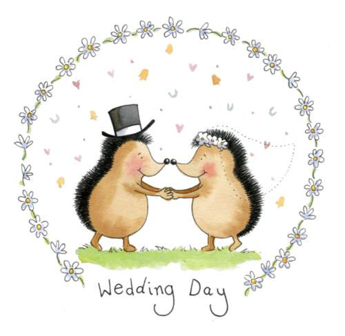 Picture of Wedding  Hedgehogs Card