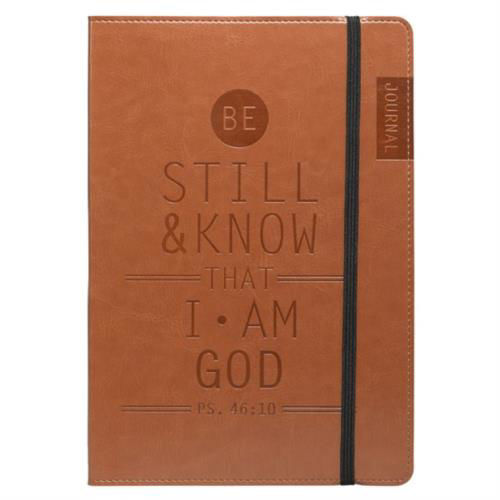 Picture of Journal - Be Still - Brown