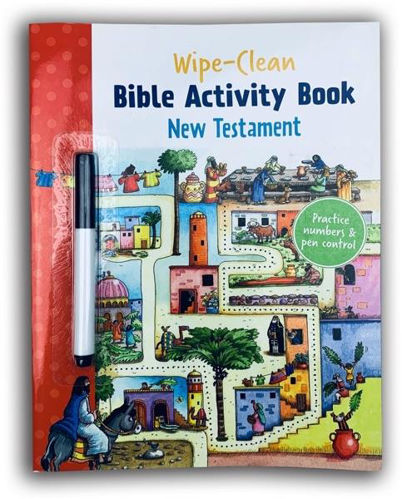 Picture of Wipe - Clean  Bible Activity Book - NT