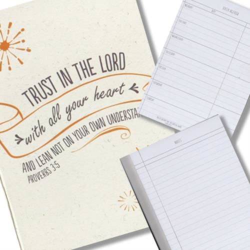 Picture of Notepad & Daily Planner - trust in the