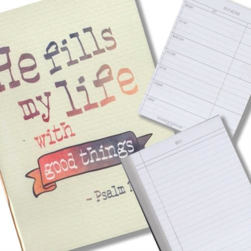 Picture of Notepad & Daily Planner - He fills My