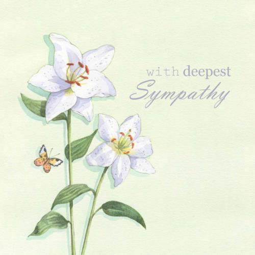 Picture of With deepest sympathy Card
